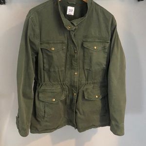 Gap Olive green utility jacket